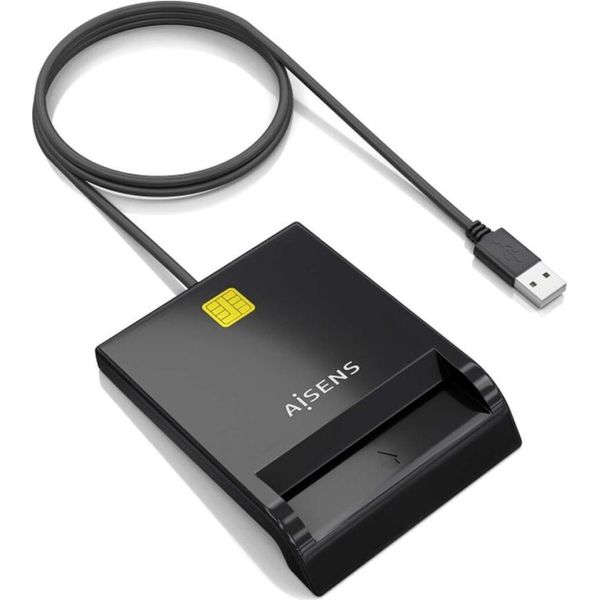 Lettore Di Schede Esterno Dni Aisens ASCR-SN06-BK Nero-image