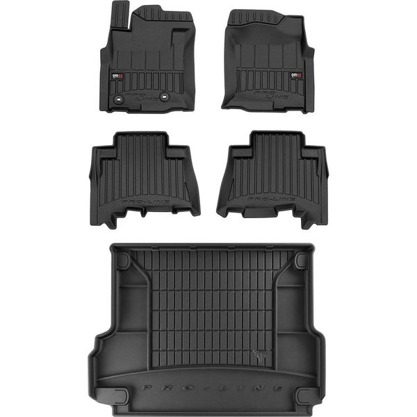 Tappetini E Rivestimenti Per Bagagliaio Omac Per Toyota Land Cruiser J150 2009-2021 In Gomma-image