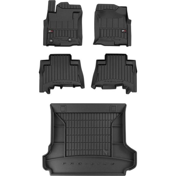 Tappetini Omac E Rivestimento Del Bagagliaio Per Toyota Land Cruiser J150 2009-2021 In Gomma-image