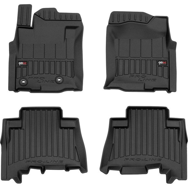 2009-2023 Toyota Land Cruiser Prado J150 Tappetini Tpe Nero 4 Pz-image