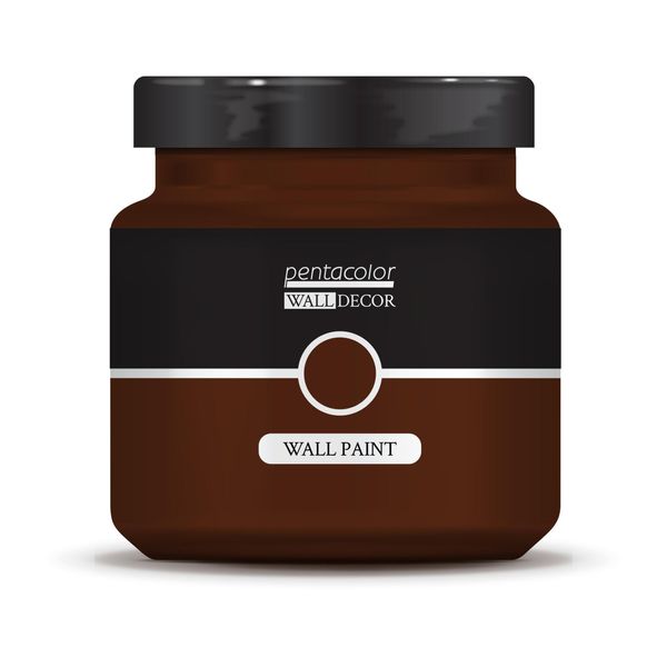 Pentart Pittura Murale, 1000 Ml, Marrone Ruggine-image