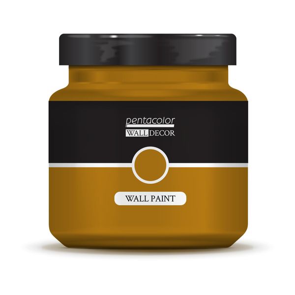 Pentart Pittura Murale, 1000 Ml, Ocra-image