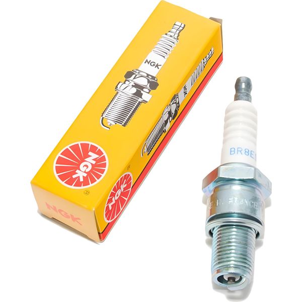Candela Ngk BR8ES Con Soppressione Delle Interferenze, Filettatura Lunga 19,0 Mm Ø 14,0 Mm, 1876 / 3639 / 3961 / 5422-image