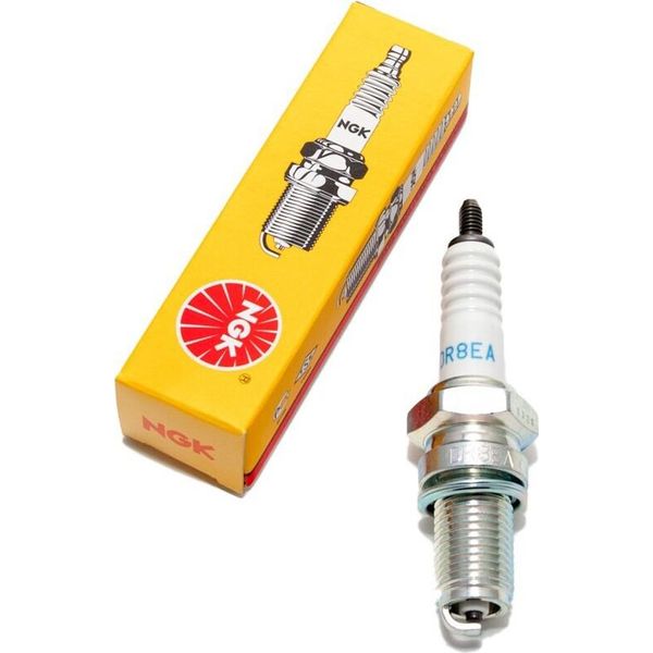 Candela Ngk DR8EA Con Soppressione Delle Interferenze, Filettatura Lunga 19,0 Mm Ø 12,0 Mm, 6847 / 7162-image