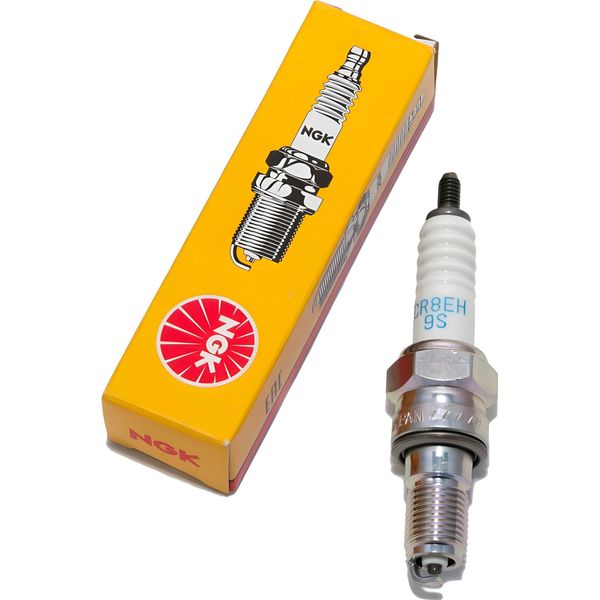 Candela Ngk CR8EH-9S Con Soppressione Delle Interferenze, Filettatura Lunga 19,0 Mm Ø 10,0 Mm Esagono 16,0 Mm, Distanza Tra Gli Elettrodi 0,90 Mm, Potere Calorifico 8, 7750-image