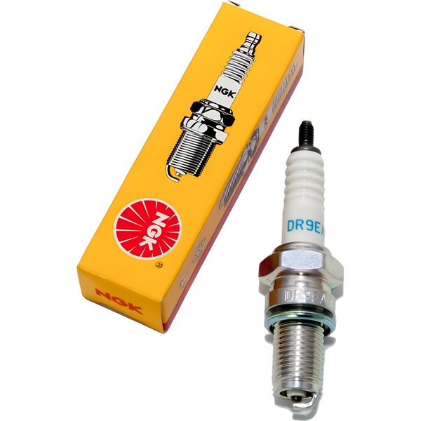 Candela Di Accensione Ngk DR9EA Con Soppressione Delle Interferenze, Filettatura Lunga 19,0 Mm Ø 12,0 Mm, 2871 / 3437-image