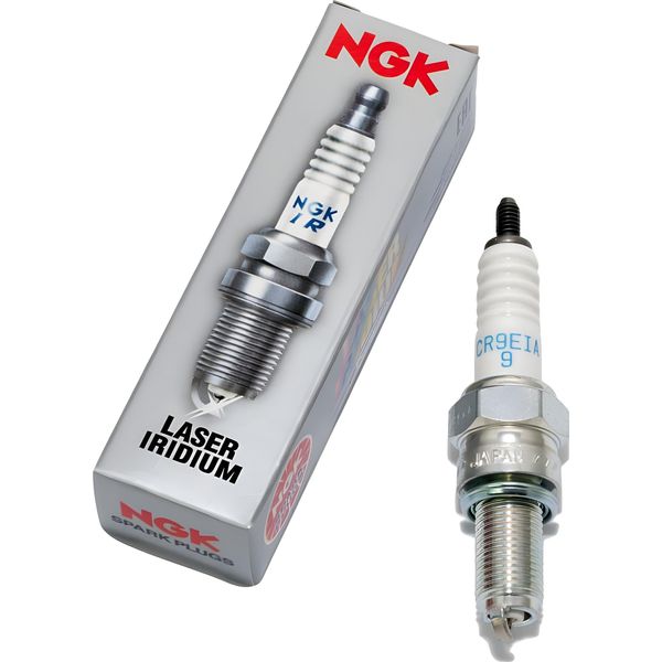 Set Di Candele Ngk 6X CR9EIA-9 Candela All'iridio Con Soppressione Delle Interferenze, Filettatura Lunga 19,0 Mm Ø 10,0 Mm Esagono 16,0 Mm, Distanza Tra Gli Elettrodi 0,90 Mm, Potere Calorifico 9, 6289-image