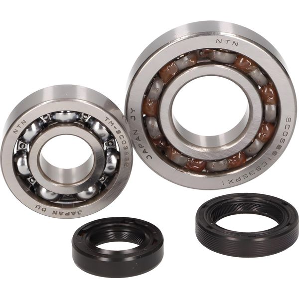Set Cuscinetti Albero Motore Per Aprilia Scarabeo, Piaggio Liberty, Zip, Vespa ET4 50 4T (1A Serie, Sede Cuscinetto 25Mm)-image