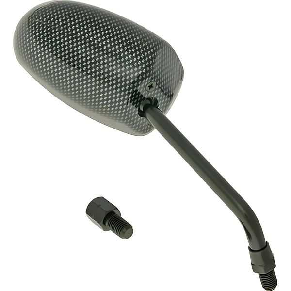 Specchio F1 Round Style Destro M10 Carbon Look-image