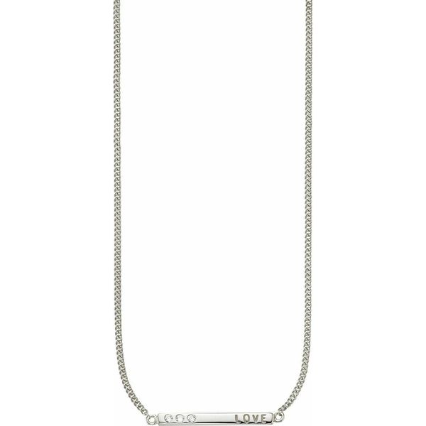 Cai Collana In Argento Sterling 925/- 39+3 Cm Zirconi Bianchi 135250138-42-image