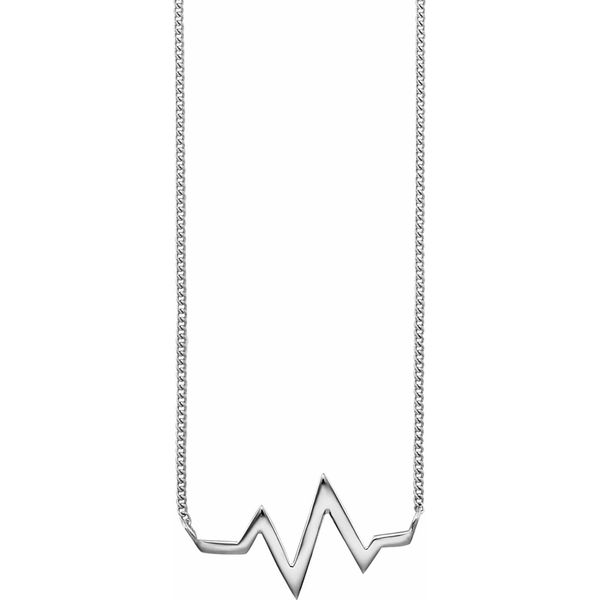 Cai Collana In Argento Sterling 925/- 39+5 Cm Bianco Senza Pietra 135250111-44-image