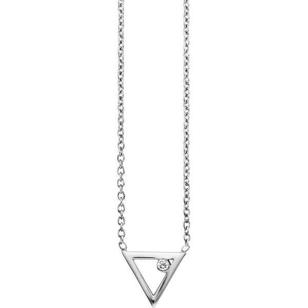 Cai Collana In Argento Sterling 925/- 39+5 Cm Zirconi Bianchi 273250119-44-image