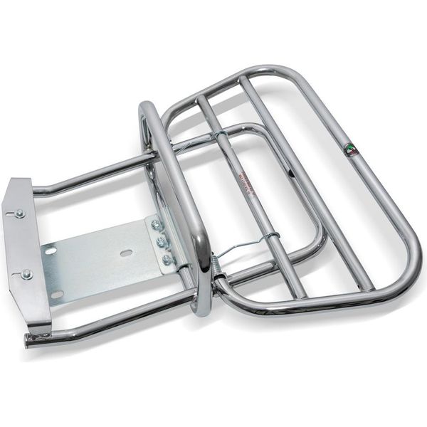Parimor A.M.S Cuppini Portapacchi Posteriore Pieghevole Cromo Compatibile Con Vespa Px-image