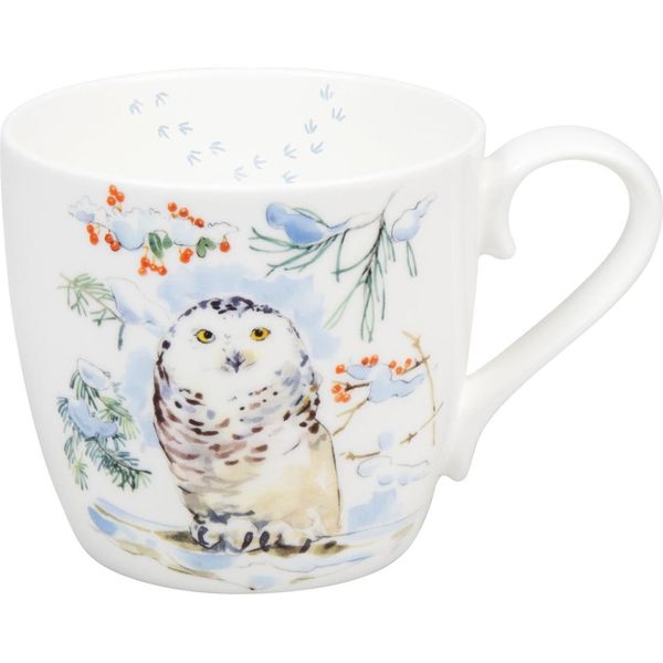 KöNitz Becher Winter Owl, Tasse, Eule, Bone China, Bunt, 450 Ml, 11 2 057 2782-image