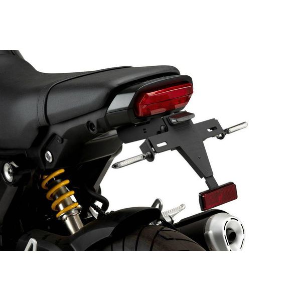 Puig 9257N Portatarga Per Honda MSX125 Nero-image
