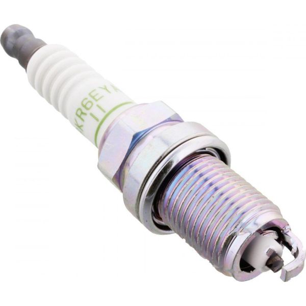 Set Di Candele Ngk 2X BKR6EYA-11 V-Line Con Soppressione Delle Interferenze, Filettatura Lunga 19,0 Mm Ø 14,0 Mm Esagono 16,0 Mm, Distanza Tra Gli Elettrodi 1,10 Mm, Potere Calorifico 6, 4073-image