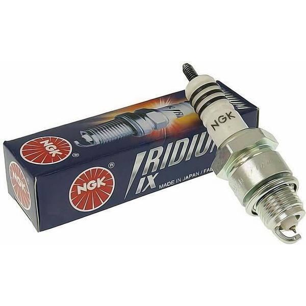 Set Di Candele Ngk 6X BPR8HIX Candela All'iridio Con Soppressione Delle Interferenze, Filettatura Corta 12,7 Mm Ø 14,0 Mm Esagono 20,8 Mm, Distanza Tra Gli Elettrodi 0,75 Mm, Potere Calorifico 8, 6742-image