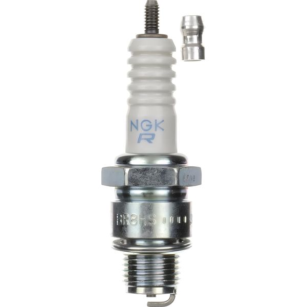 Set Di Candele Ngk 2X BR8HS-10 Candela Con Soppressione Delle Interferenze, Filettatura Corta 12,7 Mm Ø 14,0 Mm Esagono 20,8 Mm, Distanza Tra Gli Elettrodi 1,00 Mm, Potere Calorifico 8, 1134 / 7204-image