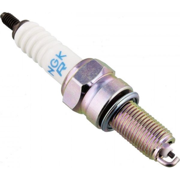 Set Di Candele Di Accensione Ngk 10X MR8C-9N Con Soppressione Delle Interferenze, Filettatura Lunga 19,0 Mm Ø 10,0 Mm Esagono 16,0 Mm, Distanza Tra Gli Elettrodi 0,90 Mm, Potere Calorifico 8, 97985-image