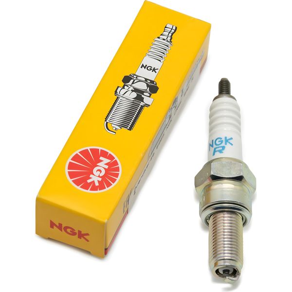 Set Di Candele Ngk 4X CR6E Con Soppressione Delle Interferenze, Filettatura Lunga 19,0 Mm Ø 10,0 Mm Esagono 16,0 Mm, Distanza Tra Gli Elettrodi 0,75 Mm, Potere Calorifico 6, 6965-image