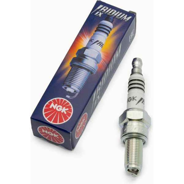 Set Di Candele Ngk 10X CR7EIX Candela All'iridio Con Soppressione Delle Interferenze, Filettatura Lunga 19,0 Mm Ø 10,0 Mm Esagono 16,0 Mm, Distanza Tra Gli Elettrodi 0,75 Mm, Potere Calorifico 7, 7385-image