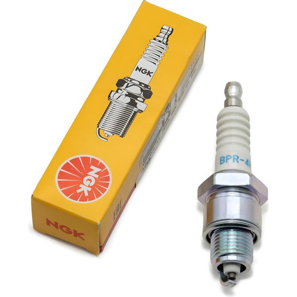 Set Di Candele Di Accensione Ngk 4X BPR-4H Con Soppressione Delle Interferenze, Filettatura Corta 12,7 Mm Ø 14,0 Mm Esagono 20,8 Mm, Distanza Tra Gli Elettrodi 0,75 Mm, Potere Calorifico 4, 7623-image