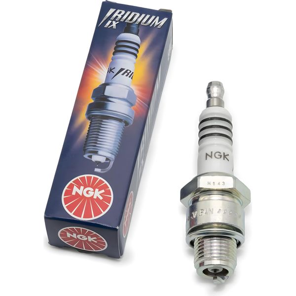Set Di Candele Ngk 2X BR8HIX Candela All'iridio Con Soppressione Delle Interferenze, Filettatura Corta 12,7 Mm Ø 14,0 Mm Esagono 20,8 Mm, Distanza Tra Gli Elettrodi 0,75 Mm, Potere Calorifico 8, 7001-image