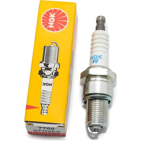 Set Di Candele Di Accensione Ngk 10X BPR9ES Con Soppressione Delle Interferenze, Filettatura Lunga 19,0 Mm Ø 14,0 Mm Esagono 20,8 Mm, Distanza Tra Gli Elettrodi 0,75 Mm, Potere Calorifico 9, 7788-image