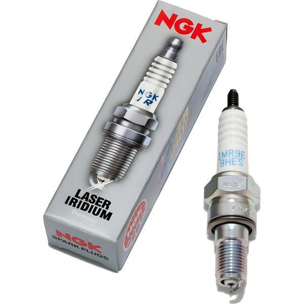 Set Di Candele Ngk 2X IMR9E-9HES Candela All'iridio Soppressa, Filettatura Lunga 19,0Mm Ø 10,0Mm Esagono 16,0Mm, Distanza Tra Gli Elettrodi 0,90Mm, Potere Calorifico 9, 7556-image