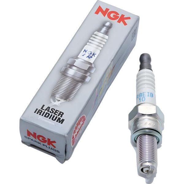 Set Di Candele Ngk 6X CR8EIB-10 Candela All'iridio Con Soppressione Delle Interferenze, Filettatura Lunga 19,0 Mm Ø 10,0 Mm Esagono 16,0 Mm, Distanza Tra Gli Elettrodi 1,00 Mm, Potere Calorifico 8, Dado Di Collegamento Sae Fisso, 4948-image