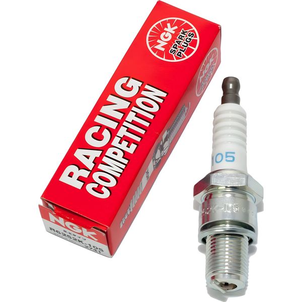 Set Di Candele Ngk 4X R6252K-105 Da Corsa / Candela Da Corsa Soppressa, Distanza Tra Gli Elettrodi 1,05 Mm, 2741-image