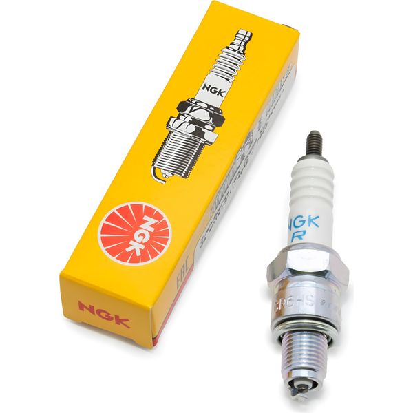Set Di Candele Di Accensione Ngk 10X CR6HS Con Soppressione Delle Interferenze, Filettatura Corta 12,7 Mm Ø 10,0 Mm Esagono 16,0 Mm, Distanza Tra Gli Elettrodi 0,75 Mm, Potere Calorifico 6, 4042 / 7023-image