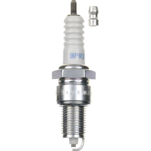 Set Di Candele Di Accensione Ngk 6X BPR2ES Con Soppressione Delle Interferenze, Filettatura Lunga 19,0 Mm Ø 14,0 Mm Esagono 20,8 Mm, Distanza Tra Gli Elettrodi 0,75 Mm, Potere Calorifico 2, 2264-image