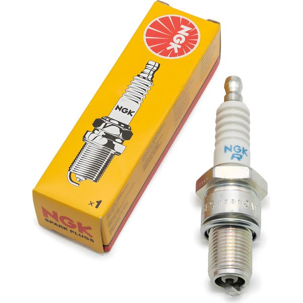 Set Di Candele Ngk 10X BR5ES Con Soppressione Delle Interferenze, Filettatura Lunga 19,0 Mm Ø 14,0 Mm Esagono 20,8 Mm, Distanza Tra Gli Elettrodi 0,75 Mm, Potere Calorifico 5, 4722-image