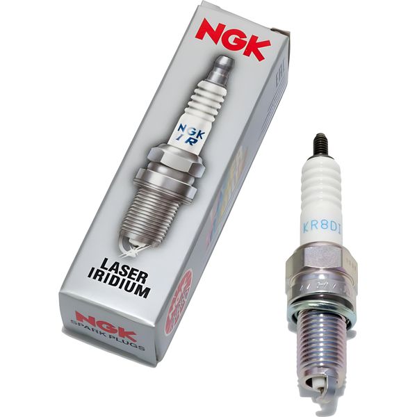 Set Di Candele Ngk 6X KR8DI Candela All'iridio Con Soppressione Delle Interferenze, Filettatura Lunga 19,0 Mm Ø 12,0 Mm Esagono 16,0 Mm, Distanza Tra Gli Elettrodi 0,75 Mm, Potere Calorifico 8, 4742-image