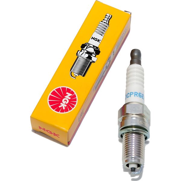 Set Di Candele Di Accensione Ngk 10X DCPR6E Con Soppressione Delle Interferenze, Filettatura Lunga 19,0 Mm Ø 12,0 Mm Esagono 16,0 Mm, Distanza Tra Gli Elettrodi 0,85 Mm, Potere Calorifico 6, 3481-image