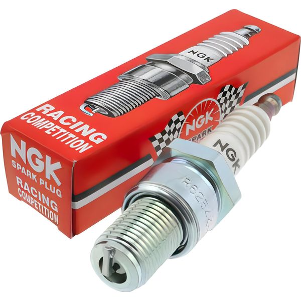 Set Di Candele Ngk 4X R6252E-105 Da Corsa / Candela Da Corsa Soppressa, Distanza Tra Gli Elettrodi 1,05 Mm, 2396-image