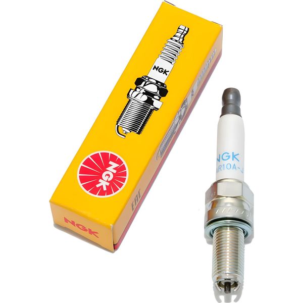 Set Di Candele Di Accensione Ngk 10X MAR10A-J Con Soppressione Delle Interferenze, Filettatura Lunga 19,0 Mm Ø 10,0 Mm Esagono 14,0 Mm, Distanza Tra Gli Elettrodi A 2 Masse 0,75 Mm, Potere Calorifico 10, 4706-image