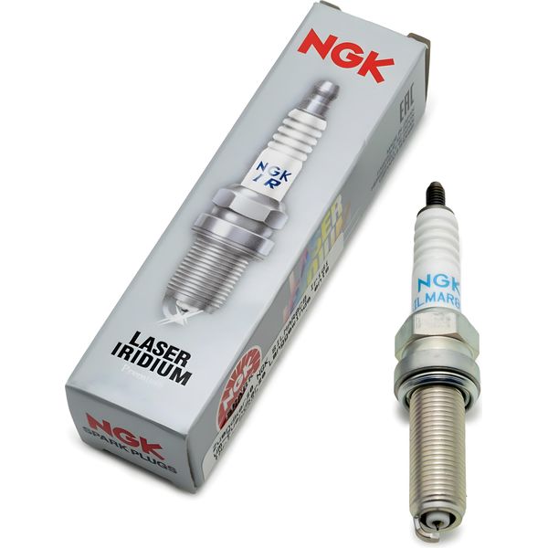 Set Di Candele Ngk 4X SILMAR8C9 Candela All'iridio Soppressa, 26,5 Mm Filettatura Extra Lunga Ø 10,0 Mm Esagono 14,0 Mm, Distanza Tra Gli Elettrodi 0,90 Mm, Potere Calorifico 8, 90097-image