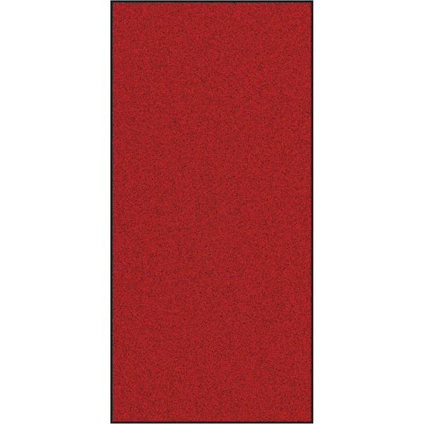 Vidaxl Zerbino Rosso E Nero 120 X 250 Cm In Polipropilene E Vinile-image