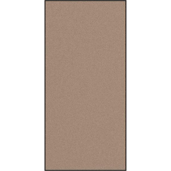 Vidaxl Zerbino Beige E Nero 120 X 250 Cm Polipropilene E Vinile-image