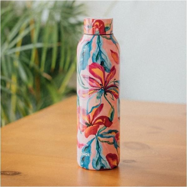 Quokka Solid, Borraccia / Thermos In Acciaio Inox Tropical Bloom, 630Ml, 12181-image