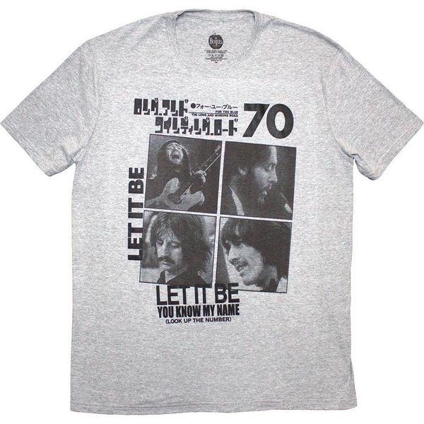 The Beatles - Maglietta "1970"" Per Uomo/Donna Unisex RO13786 (Xxl) (Grigio)"-image