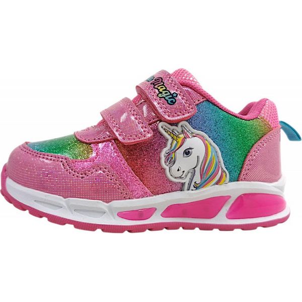 Scarpa Con Velcro Leomil Da Bambina, Rosa, Misura 27-image