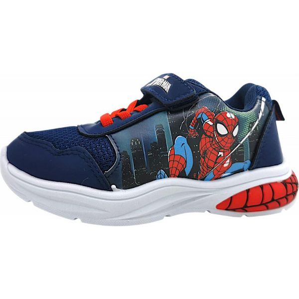 Scarpa Con Velcro Leomil Da Ragazzo, Blu, Taglia 26-image