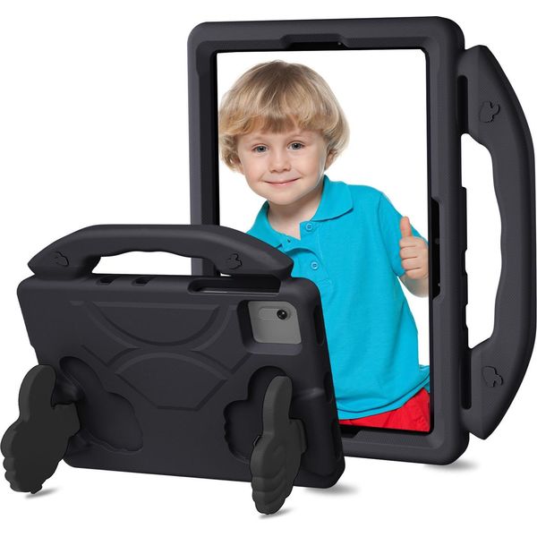 Custodia Per Bambini Per Lenovo Tab M11 2023 Tb-330Fu/Xiaoxin Pad 2024 11" TB-331FC, Leggera Custodia In Schiuma Eva Con Maniglia E Supporto Nero"-image