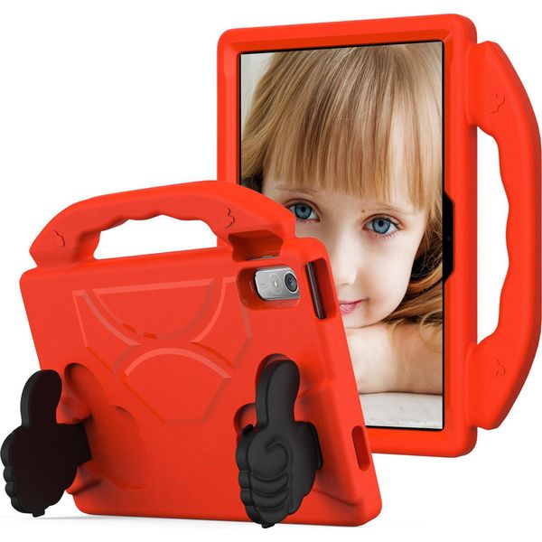 Custodia Per Bambini Per Lenovo Tab P11 Gen 2 11,5" 2023 /Tab P11 2Nd Gen/Tab P11 Pro 11,5"" 2020, Leggera Custodia In Schiuma Eva Con Maniglia E Supporto Rosso"-image