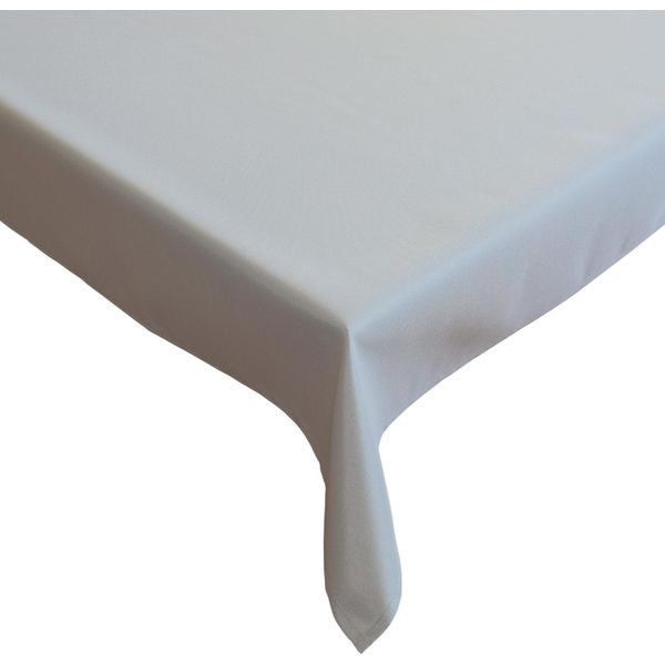 Tovaglia 130 X 225 Cm Per Tavolo Da Cucina E Da Pranzo In Grigio Chiaro-image