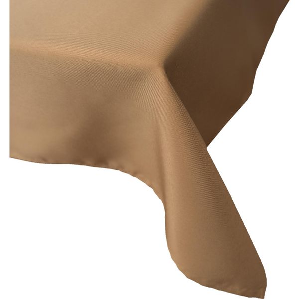 Tovaglia 130 X 225 Cm Per Tavolo Da Cucina E Da Pranzo In Marrone Chiaro-image