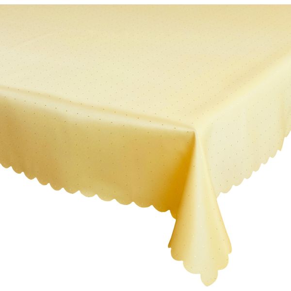 Tovaglia 150 X 250 Cm In Giallo Per Tavolo Da Pranzo E Cucina-image